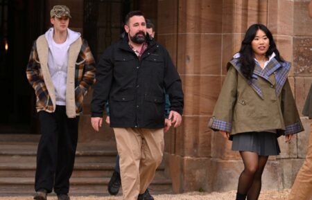 THE TRAITORS (NBC) -- The Traitors: New Blood -- "A Murder of Necessity" Episode 506 -- Pictured: (l-r) Wyatt Gillespie, Joe Vanella, Abby Lee