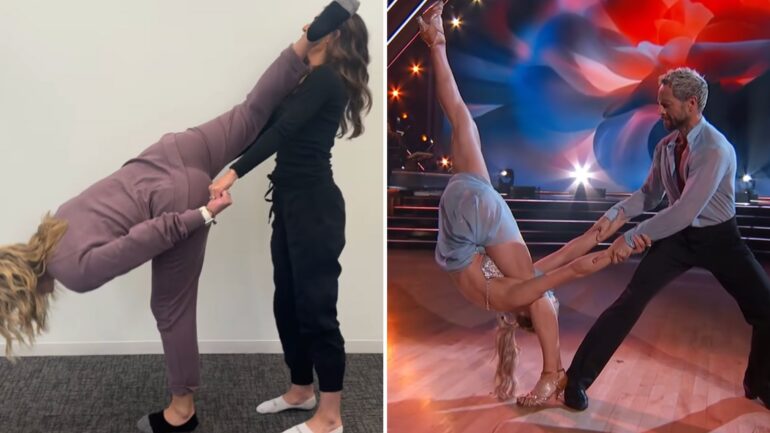 ‘The View’s Stars Attempt Amber Glenn’s Viral ‘Dancing With the Stars’ Trick