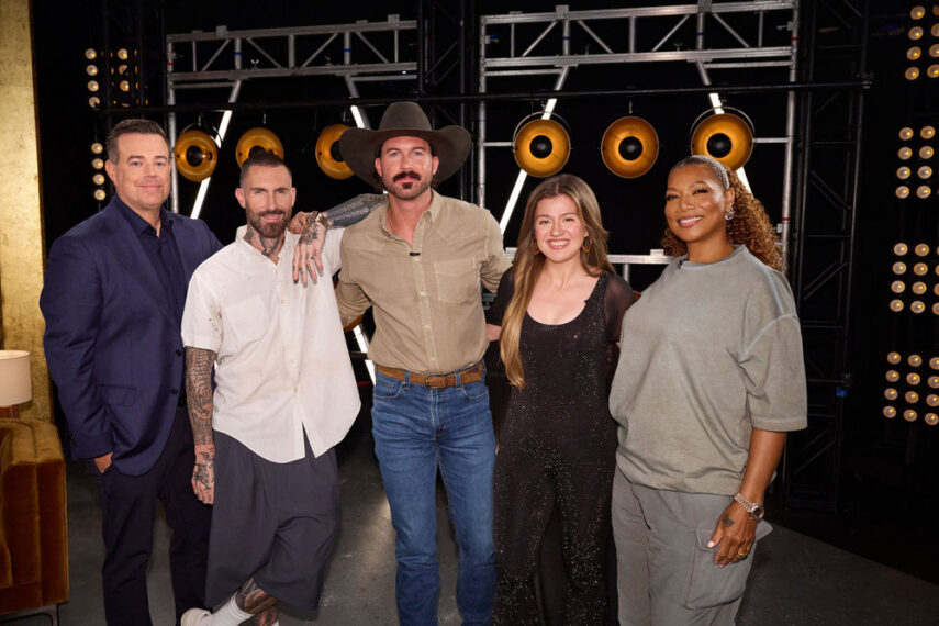 Carson Daly, Adam Levine, Riley Green, Kelly Clarkson, Queen Latifah