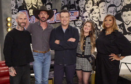 Adam Levine, Riley Green, Carson Daly, Kelly Clarkson, Queen Latifah