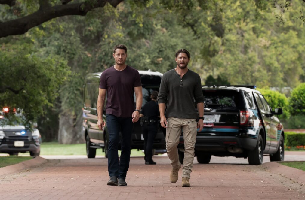 Justin Hartley as Colter Shaw and Jensen Ackles as Russell Shaw — 'Tracker' Season 4 Episode 5 "Need to Know"