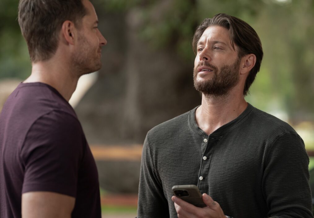 Justin Hartley as Colter Shaw and Jensen Ackles as Russell Shaw — 'Tracker' Season 4 Episode 5 "Need to Know"