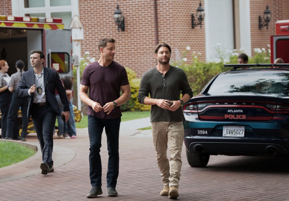 Justin Hartley as Colter Shaw and Jensen Ackles as Russell Shaw — 'Tracker' Season 4 Episode 5 "Need to Know"