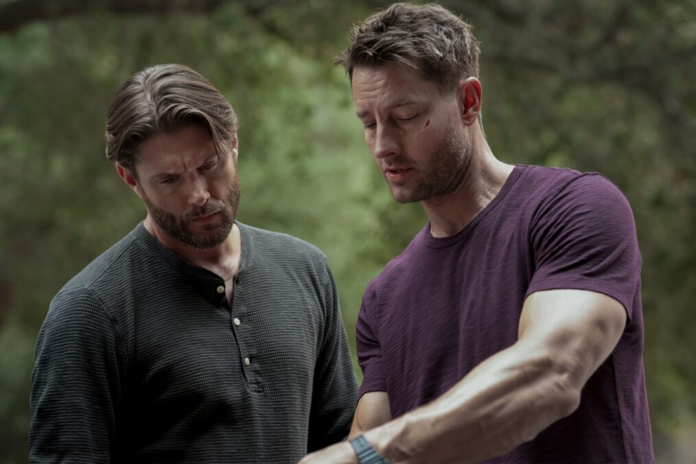 Justin Hartley as Colter Shaw and Jensen Ackles as Russell Shaw — 'Tracker' Season 4 Episode 5 "Need to Know"