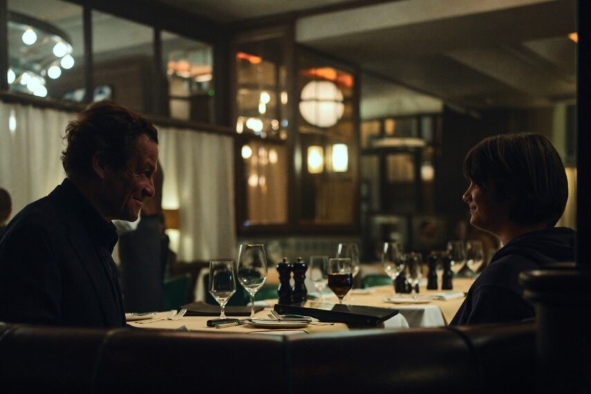 Dominic West and Aran Murphy in 'War'