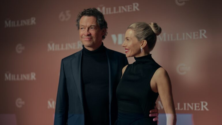 Dominic West and Sienna Miller in 'War'