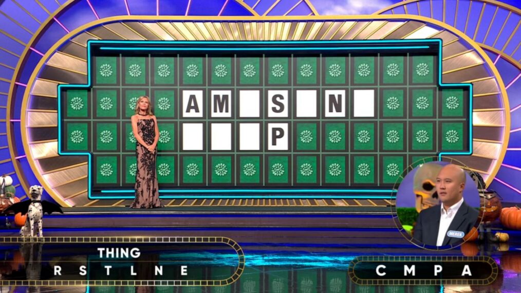 "Wheel of Fortune" contestant Merek Chang on October 28. 2026