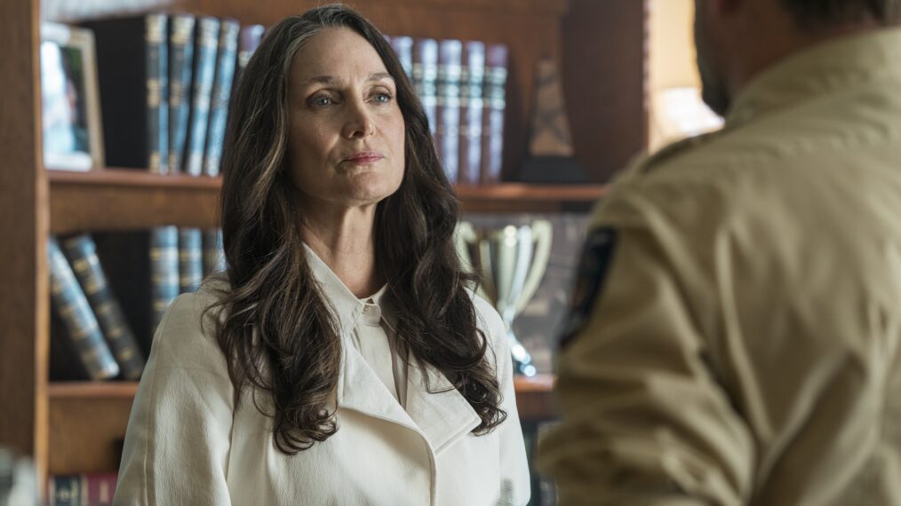 Carrie-Anne Moss as Katherine in 'Yaga' Episode 3