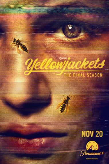 Key Art for 'Yellowjackets' Season 4, featuring Sophie Nélisse as Teen Shauna