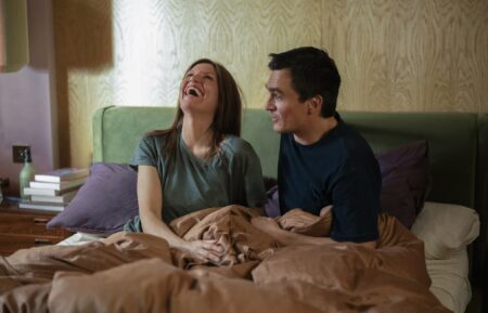 Sharon Horgan and Rupert Friend in 'Youth' Season 1