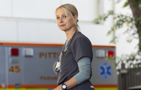 THE PITT, Katherine Lanasa, (Season 1, premiered Jan 9, 2025). photo: Warrick Page / ©HBO MAX/ Courtesy Everett Collection, patient