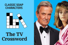Play the Classic Soap Characters TV Crossword