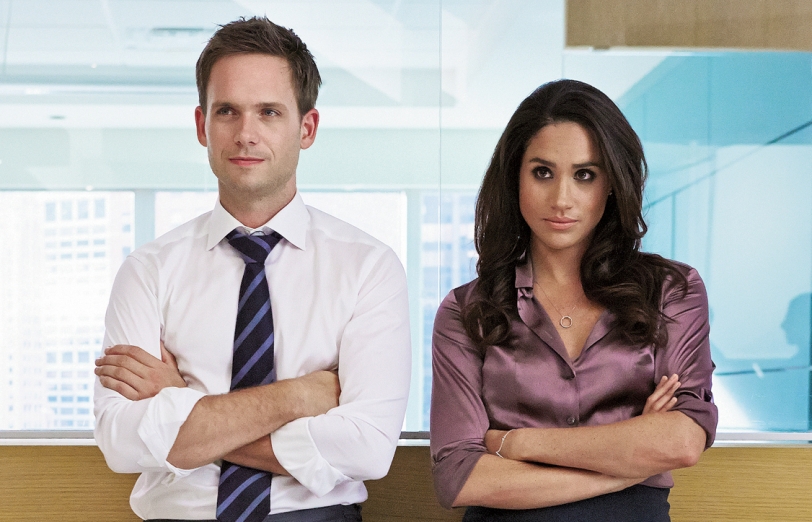 Suits - Patrick J. Adams and Meghan Markle