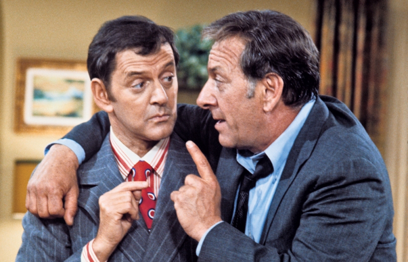Tony Randall and Jack Klugman in The Odd Couple