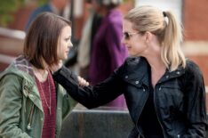 Kathryn Prescott and Cynthia Watros in Finding Carter