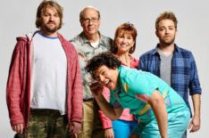 Lenny Jacobson, Stephen Tobolowsky, Jon Bass, Kathy Baker, and Alex Anfanger in Big Time in Hollywood, FL