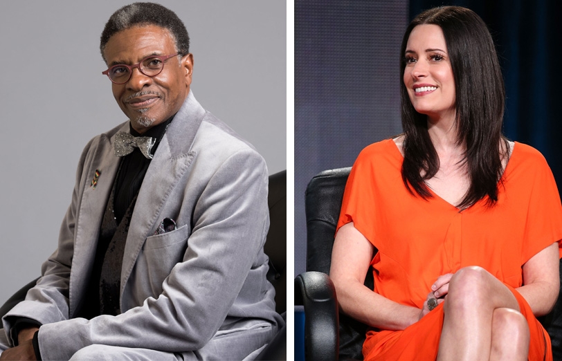 Keith David and Paget Brewster