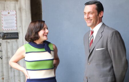 Behind the scenes of Mad Men - Elisabeth Moss and Jon Hamm