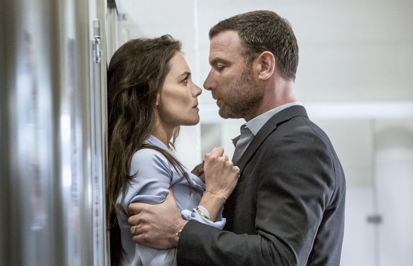 Katie Holmes and Liev Schreiber in Ray Donovan - Season 3