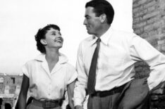 Audrey Hepburn and Gregory Peck in Roman Holiday