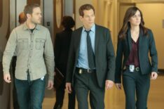 Shawn Ashmore, Kevin Bacon, and Natalie Zea in The Following