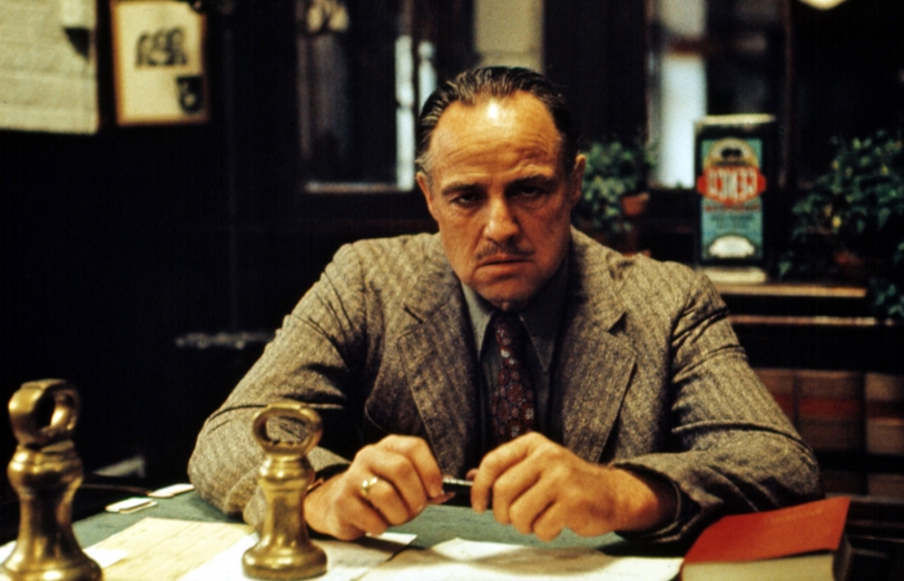 Marlon Brando in The Godfather