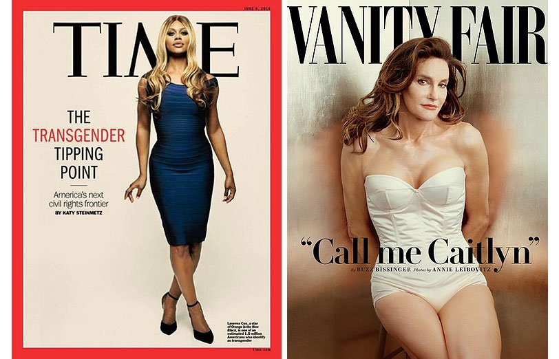 Laverne Cox and Caitlyn Jenner