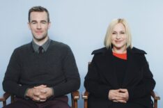 James Van Der Beek and Patricia Arquette for CSI Cyber