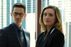 Evelyne Brochu as Delphine and James Frain as Ferdnand in the season 3 premiere of Orphan Black