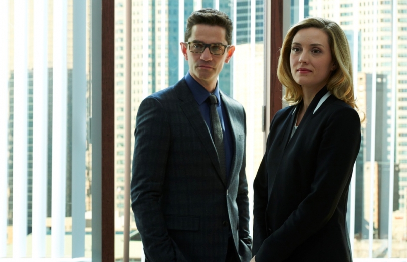 Evelyne Brochu as Delphine and James Frain as Ferdnand in the season 3 premiere of Orphan Black