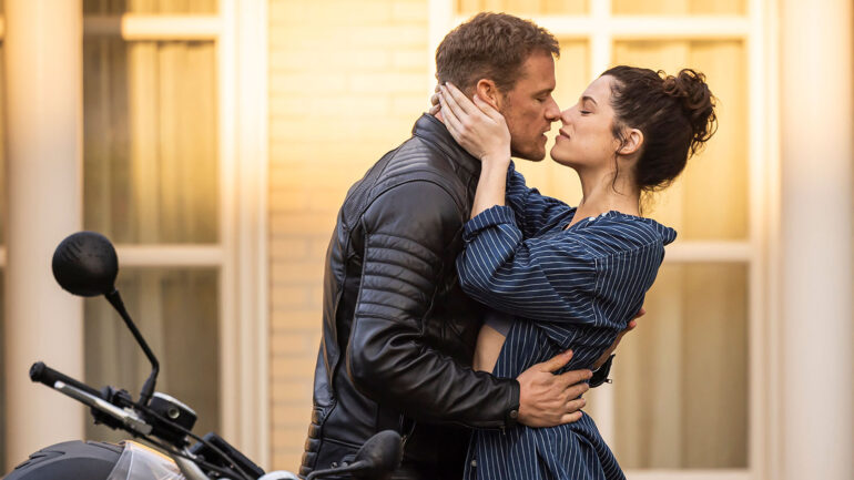 Sam Heughan, Jessica De Gouw in 'The Couple Next Door'