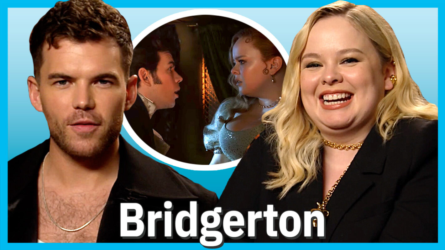 ‘Bridgerton’: Nicola Coughlan & Luke Newton on Polin’s Carriage Scene Love Confession (VIDEO)